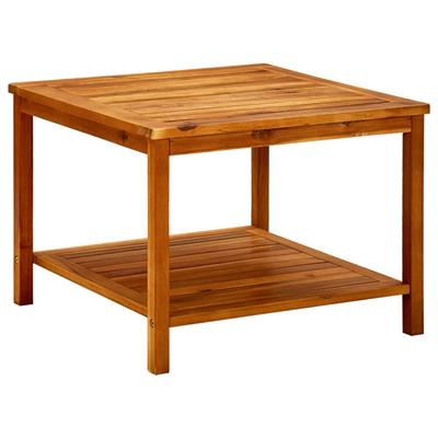 Vidaxl Coffee Table, 60 X 60 X 45 Cm, Solid Acacia Wood