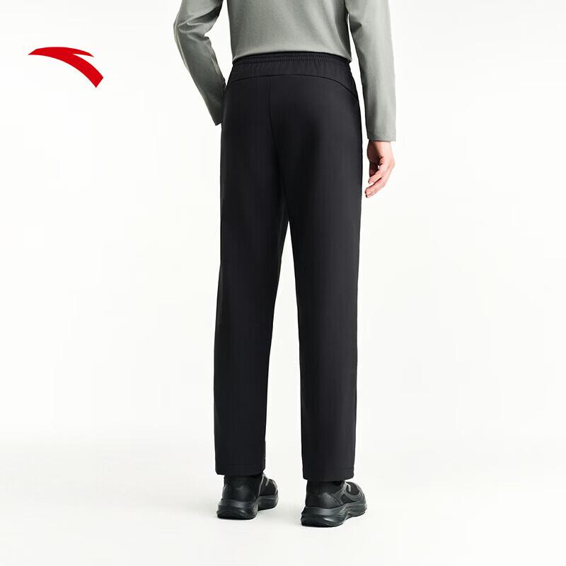 Anta Men's Fleece-Lined Commuter Straight-Leg Pants