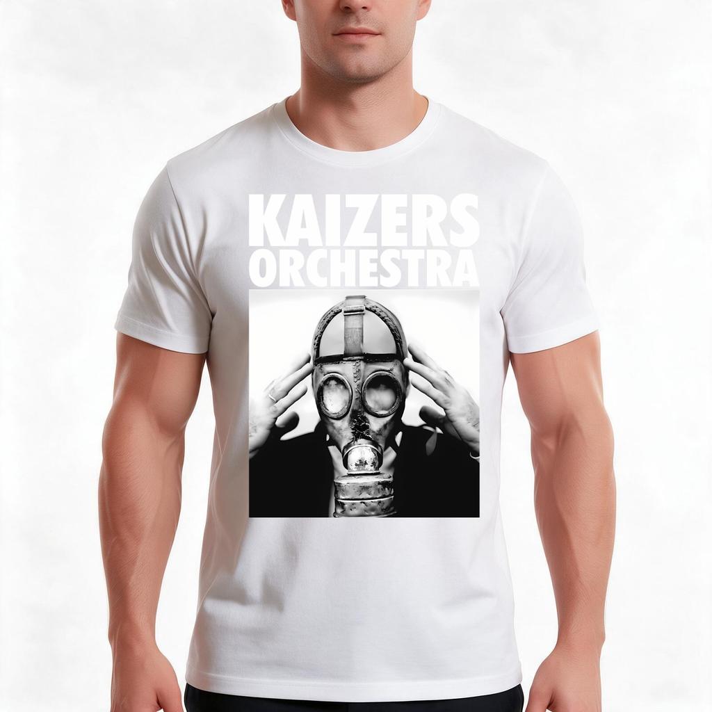 Kaizers Orchestra Band TShirt Summer Casual Cotton Tee Oversized Streetwear Tops Vintage Graphic Print Unisex Unisex Unisex