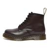 DR. Martens kožené vintage lesklé 6-dierkové krátke čižmy do polovice lýtok unisex čižmy tmavomodré 27282626