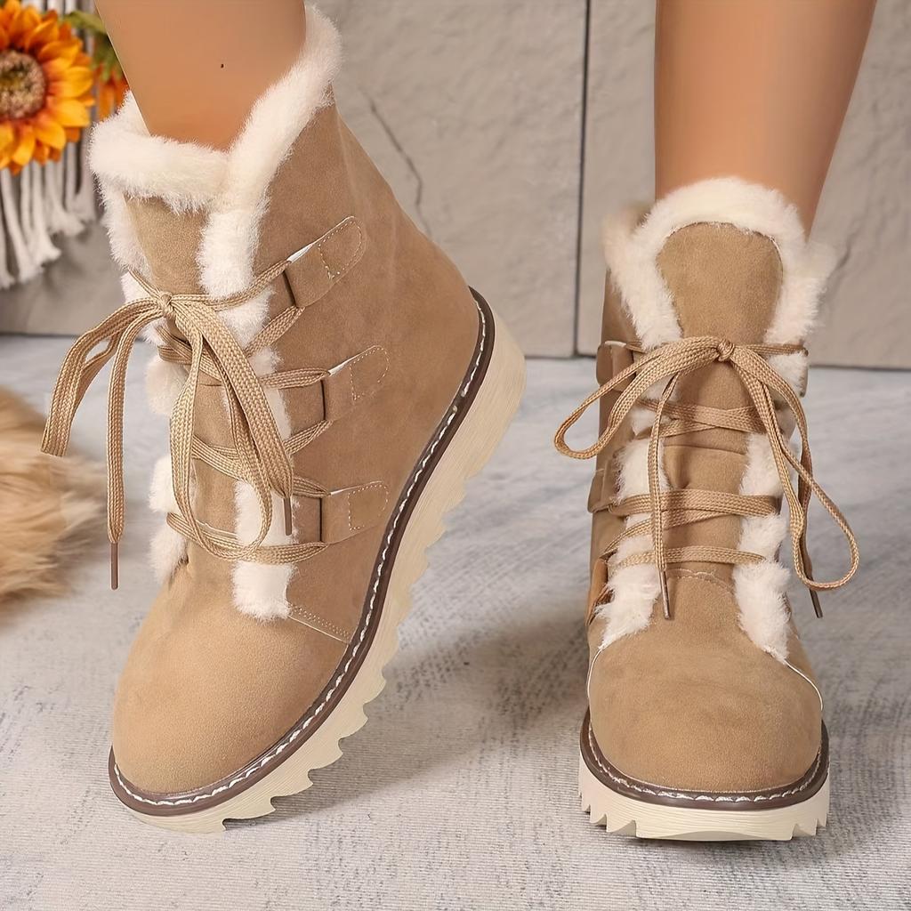Women Mid-Calf Comfortable Fashion Snow Boots Shoe