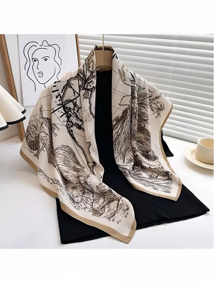 

Великолепные бусины, шарф с круглым кольцом, женские аксессуары для шарфов, ожерелье, этнический шарф One Size