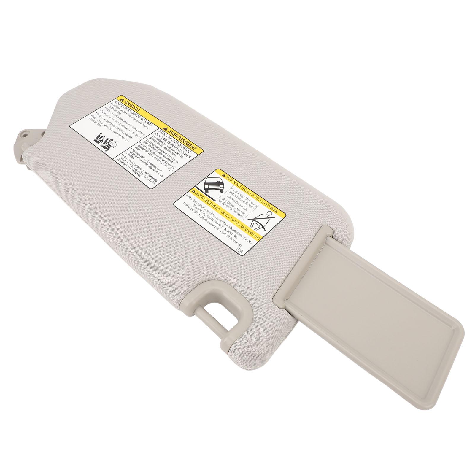 

Передний солнцезащитный козырек Прочный Долговечный Серый Солнцезащитный козырек Замена для QX60 20132018 Левый руль