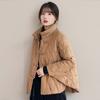 Down jacket light and thin women's winter women's clothing short white duck small fragrant wind small man Pinghu HD
