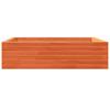 Plant Pot Wax Brown 90 X 90 X 23 Cm Solid Pine Wood