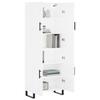 VidaXL Buffet haut Blanc 69,5x34x180 cm Bois d'ingénierie 3195699