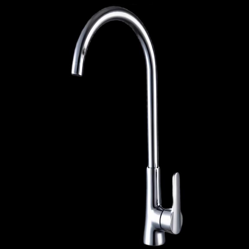 Wolf's Kiss C-Style All-Copper Kitchen Faucet