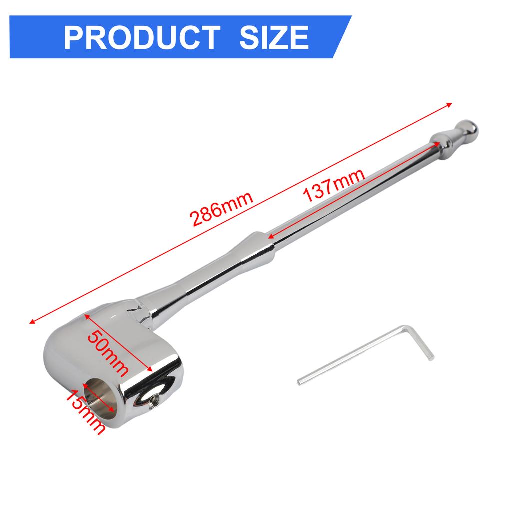 Chrome Motorcycle Flag Mount Accessories Motorcycle Luggage Holder Size As Shown Motorcycle Flag Pole Mount Long Service Life