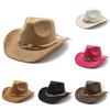 Ethnic Style Fedora Hat With Water Ripple Embellishments For Women Men And Performance Use