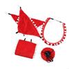 5 Piece Hamster Climbing Tube Swing Set Soft Fabric Cage Accessories Set HX6C