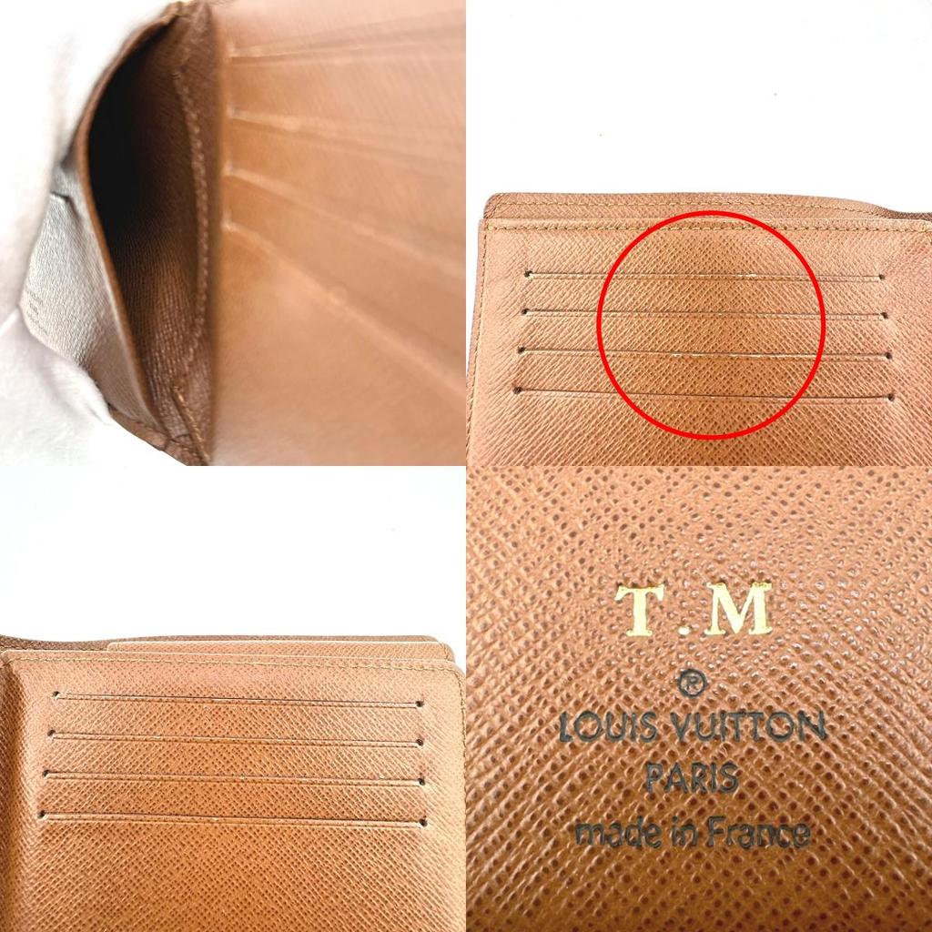 Louis Vuitton Monogramm Portemonnaie Florin Geldbörse Monogramm-Canvas M60026 Gebraucht