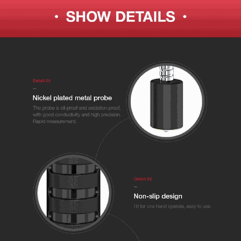 Hydraulic Oil Moisture Analyzer High Precision Brake Liquid Detector Brake Fluid Inspection Tool Oil Quality Checker for Vehicle