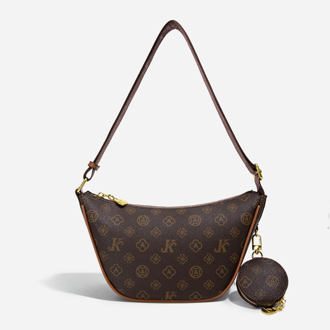 

New women s bag fashion crescent armpit bag single shoulder oblique span bag