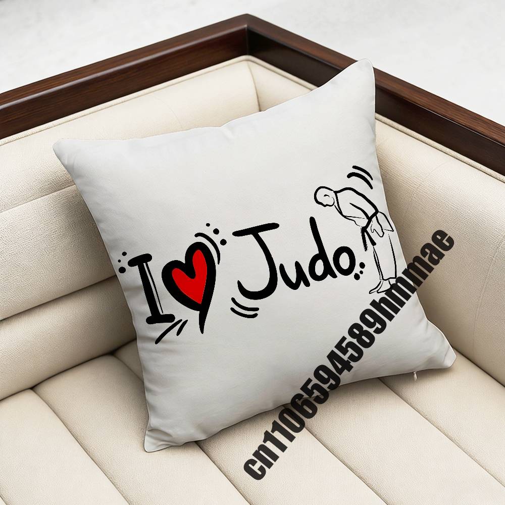 Brazilian Jiu Jitsu BJJ Japan Judo Coffee Snake Throw Pillow Case Sham xcm xcm Square Car Pillowcase Pad Cushion Cover