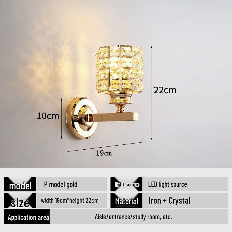 Modern Nordic LED Wall Lamp for Bedroom and Living Spaces