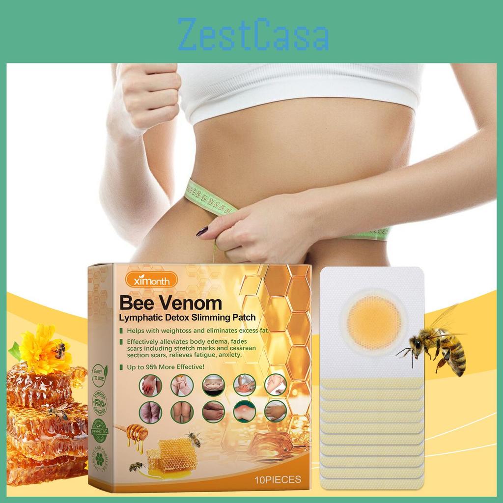 Ximonth Bee Venom Lymphatic Body Shaping Patches For Firm Tight Skin And Slimmer Figure