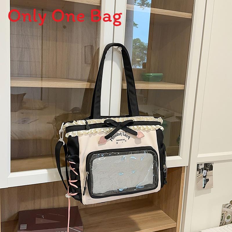 School Backpack With Padded Nylon Material For Teens And Students Black B