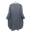 Babaghuri J0581FB411 Linen Silk Stand Collar Shirt Dress M blackUsed