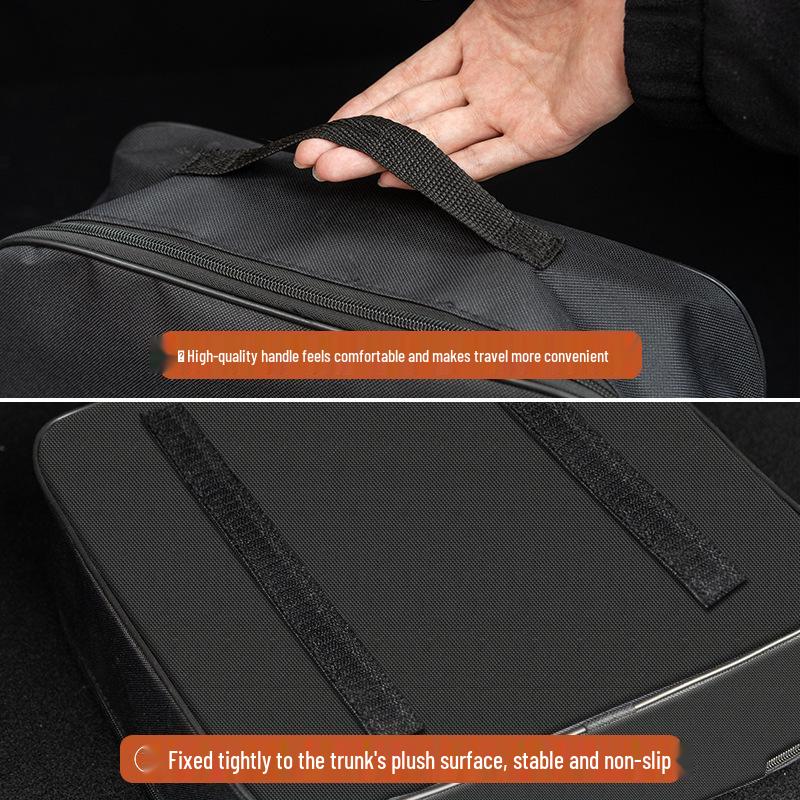 Portable Waterproof Charging Cable Storage Bag - Flame Retardant & Shockproof for EV Chargers