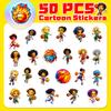 50 Cute Nba -Girl-Jmh Rugby League Graffiti Stickers Personality Stickers