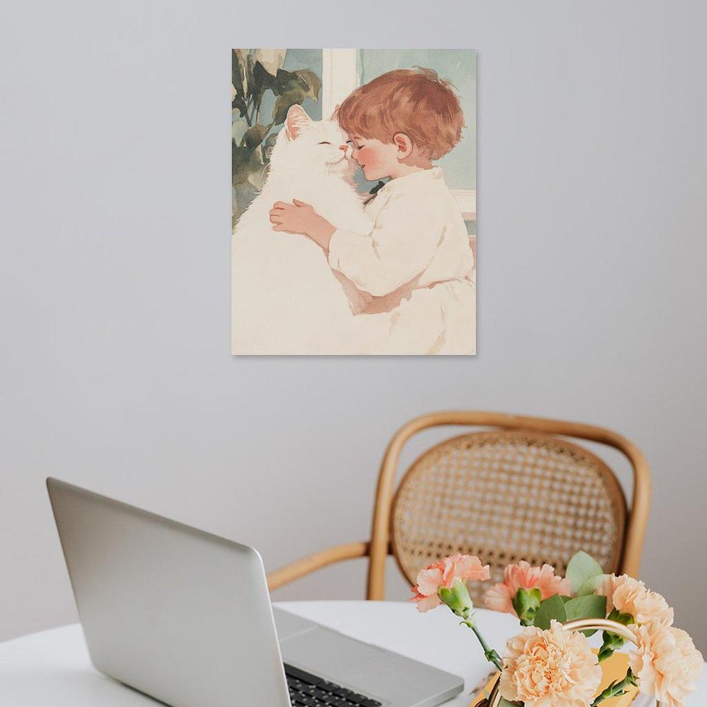 Starry Sky Canvas Painting: Custom Solid Wood Wall Mural