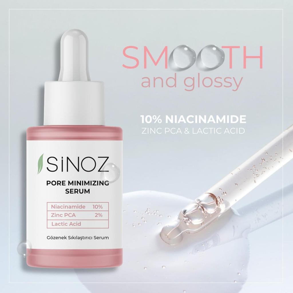 Sinoz Serum z Niacynamidem – Minimalizujące Pory 30ml
