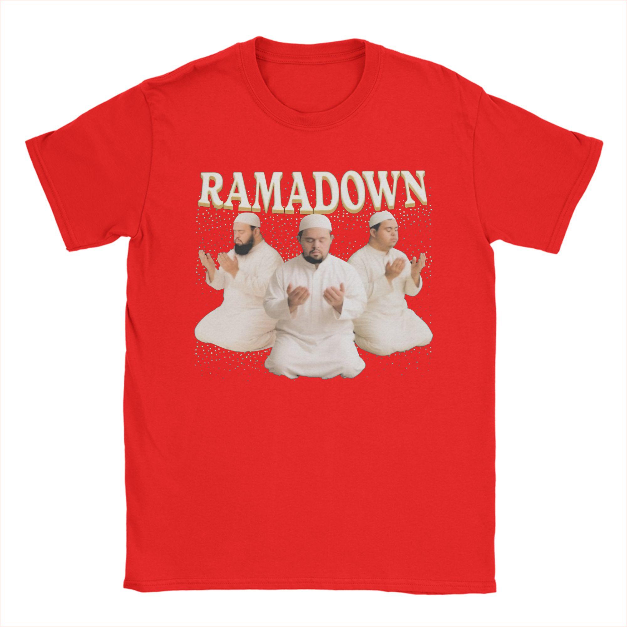 

Graphic Printing ramadown meme T Shirt for Men Women Pure Cotton Tshirts Short Sleeve Clothes S