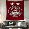 Aberdeen logo Wall Hanging Printed Fabric Blanket Decorative Tapestries for Bedroom Living Room Home Decor