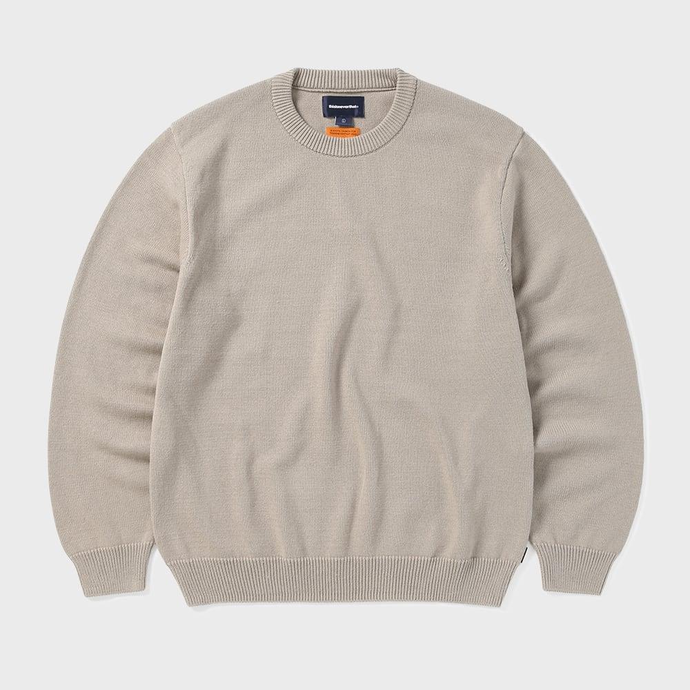 Thisisneverthat Вязаный свитер со звездами Бежевый S