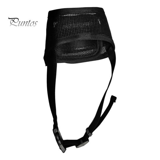 

Намордник для собак, регулируемая сетка, собачья защита рта, предотвращающая укусы, жевание, облизывание, дышащий, не лай, намордник для больших собак XS чёрный