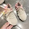 Flying woven shoes women's summer and autumn new fashion low-top casual dad shoes octopus breathable sneakers women