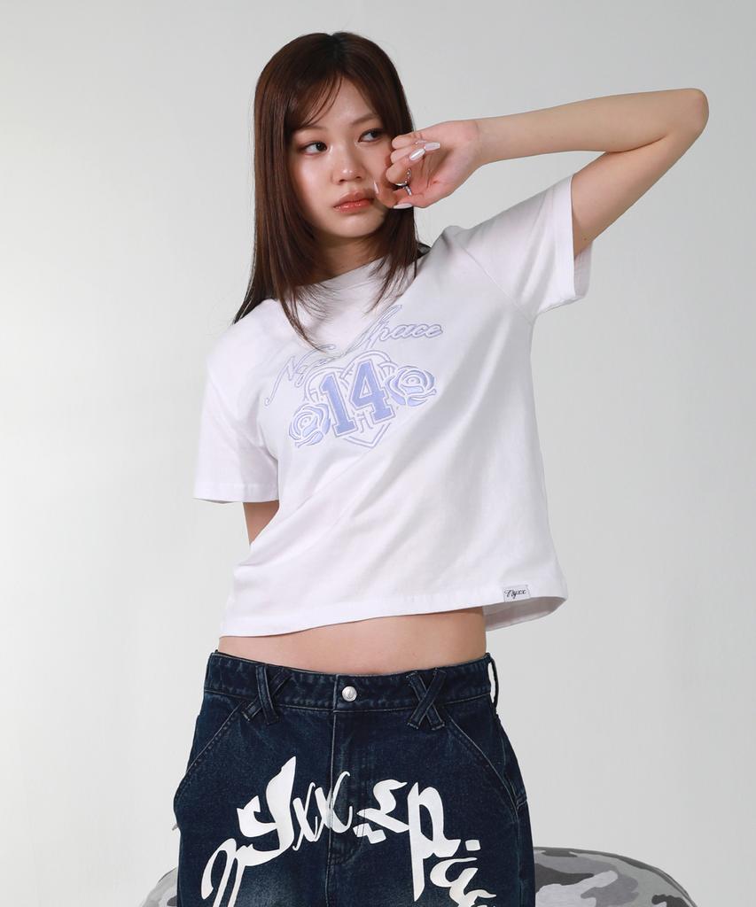 NYXX Blooming Heart Tee White
