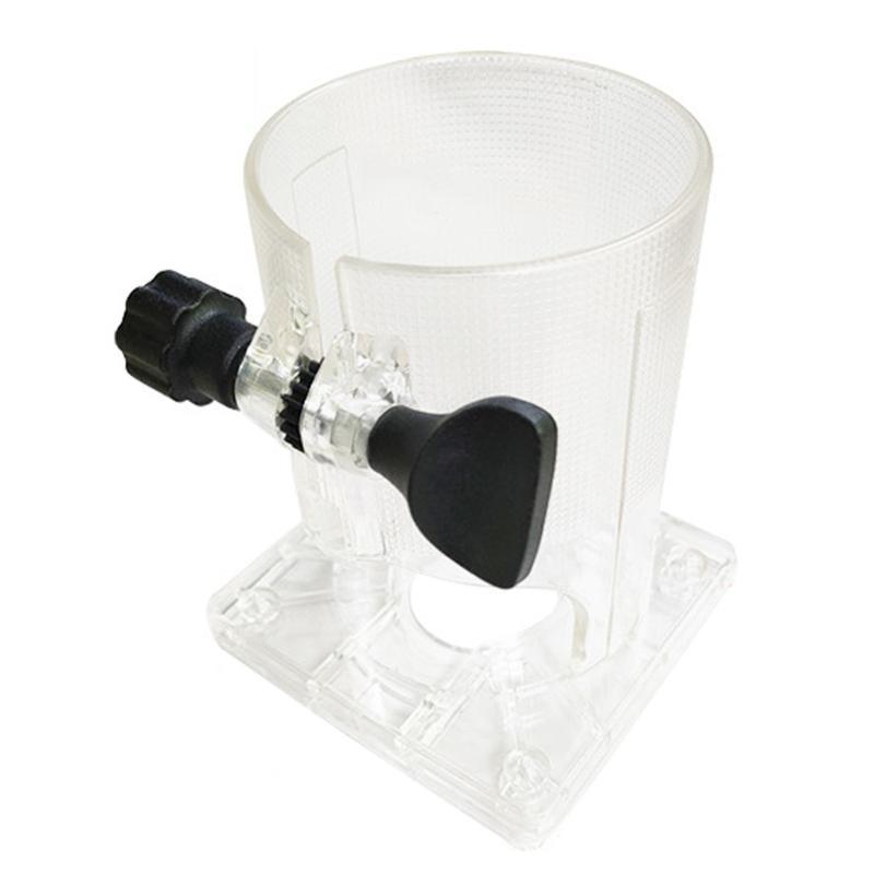 Transparent Router Base Cover Improves Cutting Precise for Woodwork and Crafting