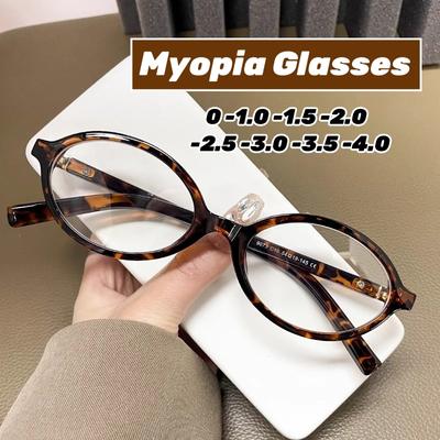 Ochelari la modă pentru femei cu dioptrie minus Ochelari de lux anti-albastru pentru miopie Ochelari de vedere la modă Ochelari cu prescripție