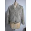 Fur V-neck faux fur jacket short fashion fox fur jacket fluffy plush women's clothing