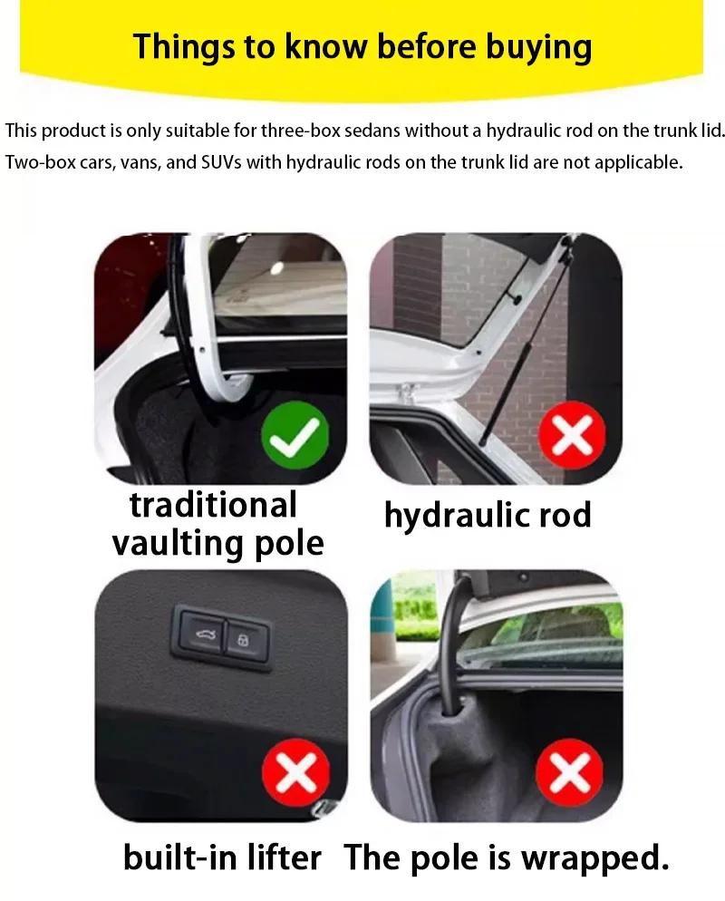 1/2pcs Car Trunk Spring Lifting Device Lid Tailbox Automatically Open Tools Lifter Adjustable Booster Pull Metal Refit Accessori