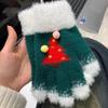 Snowflake Christmas Tree Gloves For Women Winter Plush Warm Thick Gloves Touch Screen Fluffy Fur Cycling Gloves Student Gifts