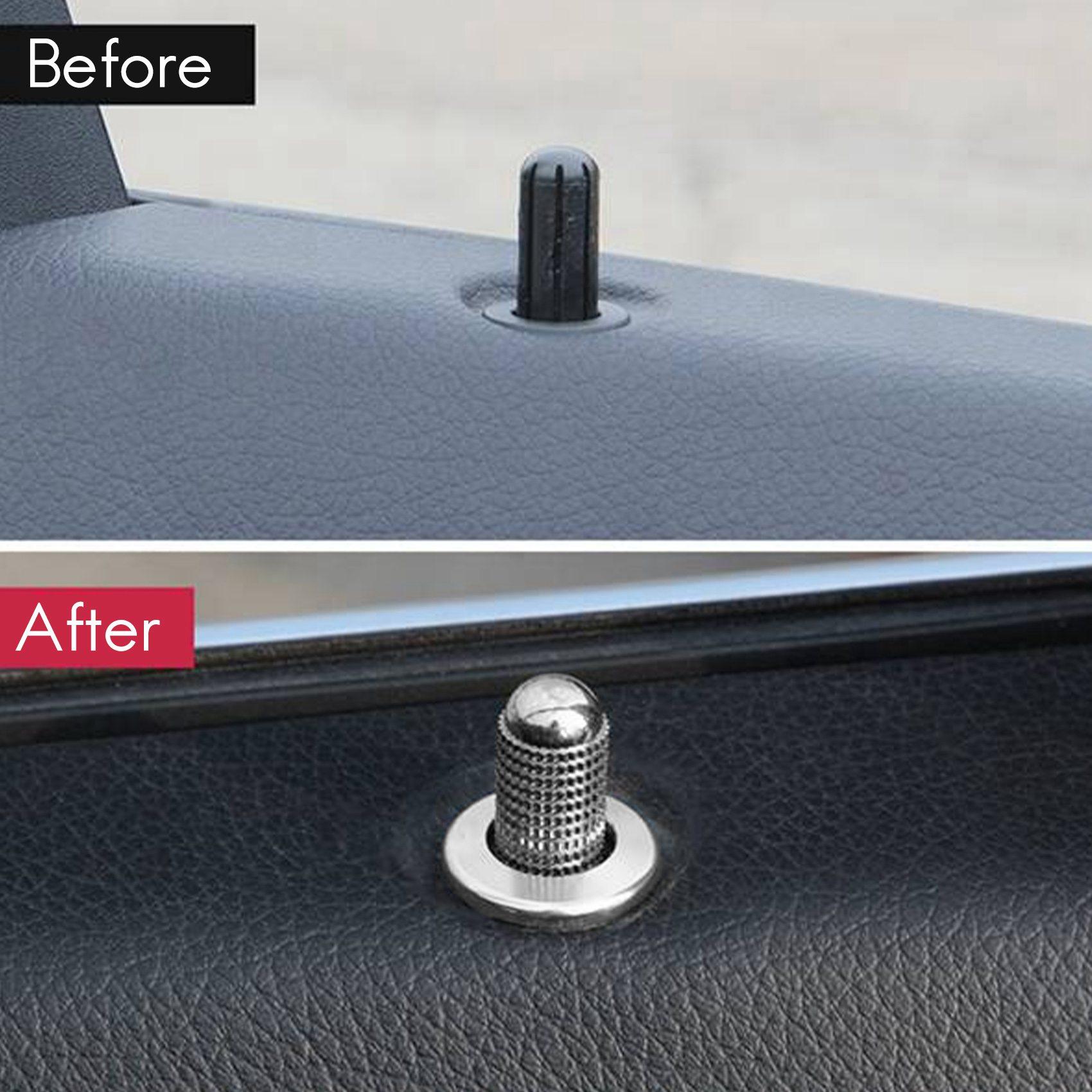 

Durable-Car Modified For Mercedes Benz C W205 C63 Glc X253 Coupe C292 Amg E W213 Class Door Bolt Lock Pin Accessories срібний