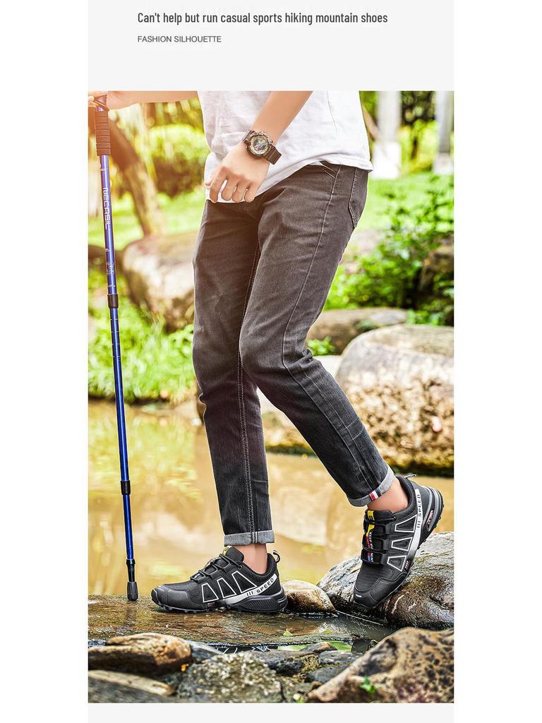 Salomon 2025 Independent Station Plus Size Men's Outdoor Hiking & Canyoneering Sneakers