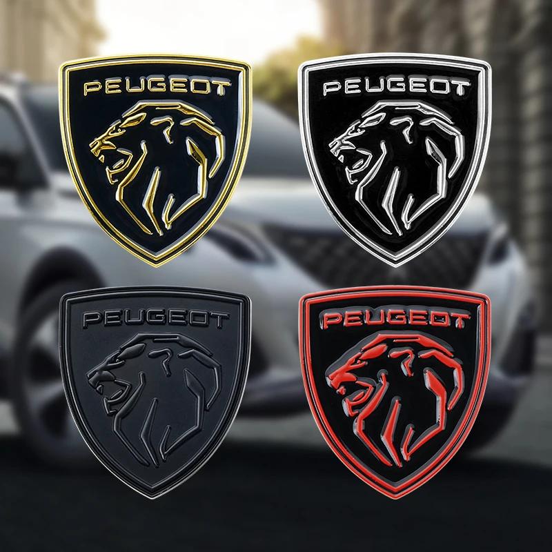 Auto 3D kovové odznaky Kufr Karoserie Okno Boční Dekorace Samolepka Pro Peugeot 408 4008 308 3008 Rifter 5008 508 2008 208 301 RCZ 407
