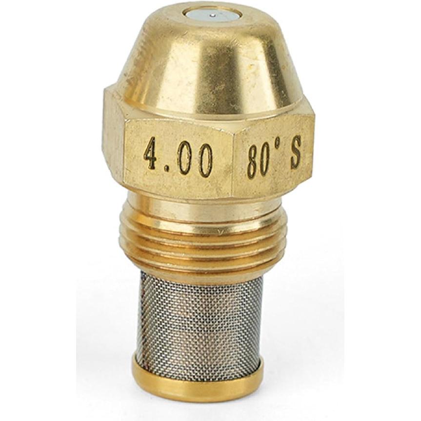 

Replacement Brass Oil Burner Nozzle,80 Degree Solid Spray,Multiple GPH Sizes. 4.00 GPH - 80° Solid