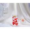 PENTA ANGEL Valentine’s Day Pearl Vase Fillers 150Pcs Pink Red Floating Faux Pearl Beads Acrylic Heart Pieces for Holiday Wedding Home Table