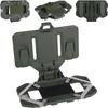 Porta telefono per Plate Carrier Gilet Porta telefono Pieghevole MOLLE Pannello porta telefono per navigazione Per dimensioni schermo 4.7"-6.7"