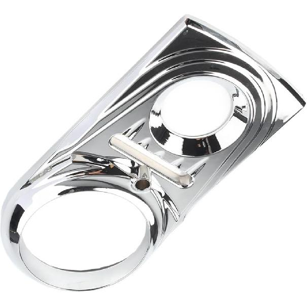 Copertura Pannello Strumenti Moto Trim Compatibile con Harley Davidson Dyna Softail Nera