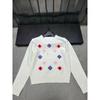 L Brand Autumn/Winter 2026 3D Embroidered Knit Top - Sweet Girly Style
