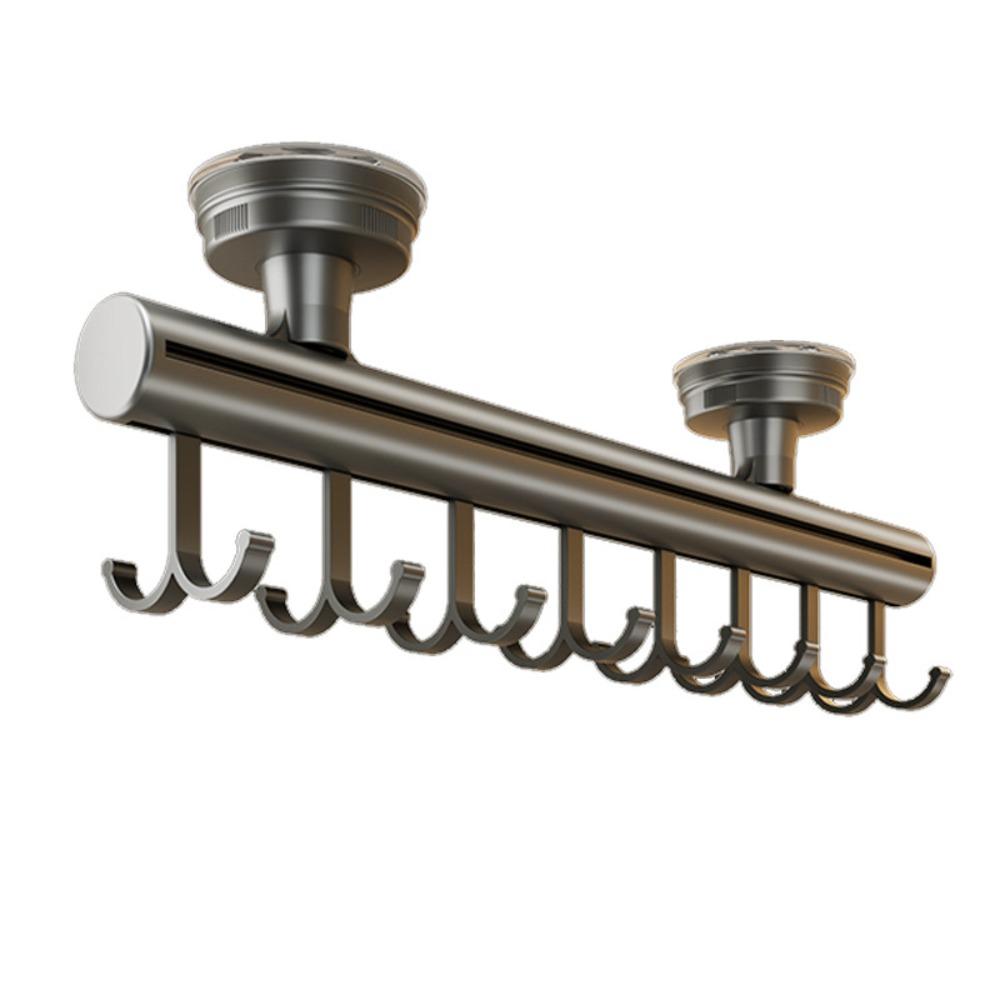 Verstellbarer Saugnapfhaken Platzsparend Ausziehbarer Kleiderbügel Schrankaufbewahrung