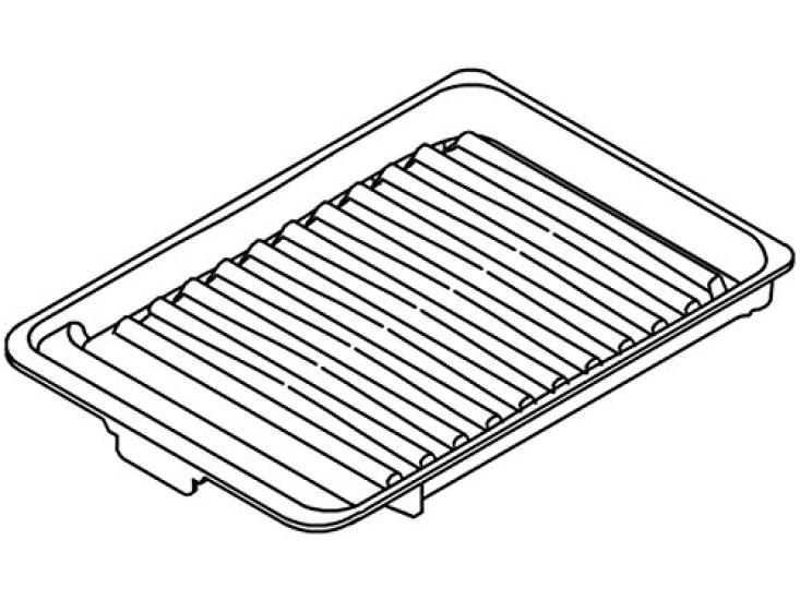 Panasonic IH Rakuking Grill Dedicated Grill Plate for IH Cooker 200V IH Cooktop AZU50-D68 (Built-in)