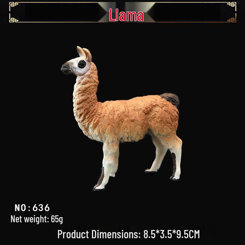 Alpaca Grass Mud Horse Children's Educational Toy Display