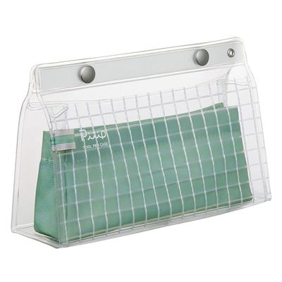 KOKUYO Trousse à stylos transparente avec étui intérieur, idéale pour la papeterie et la collection Oshi, F-VBF240-5