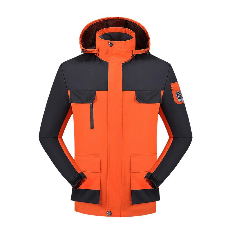 Couple Punching Jacket Autumn Thin Section Outdoor Pilot Hooded Jacket Mountaineering Jacket